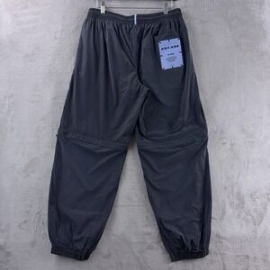 MCQ Alexander McQueen Reflective Shell Track Pants Mens Large Gray Tech